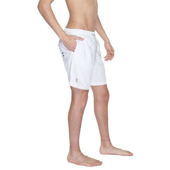 Blauer White Polyamide Swim Men's Shorts - Picture 4 of 4